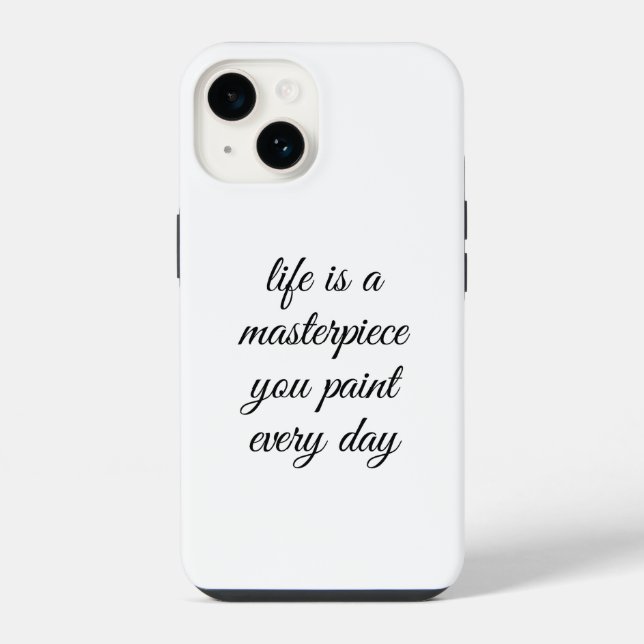 Coque iPhone Un étui pour iPhone chef-d'œuvre (Verso)