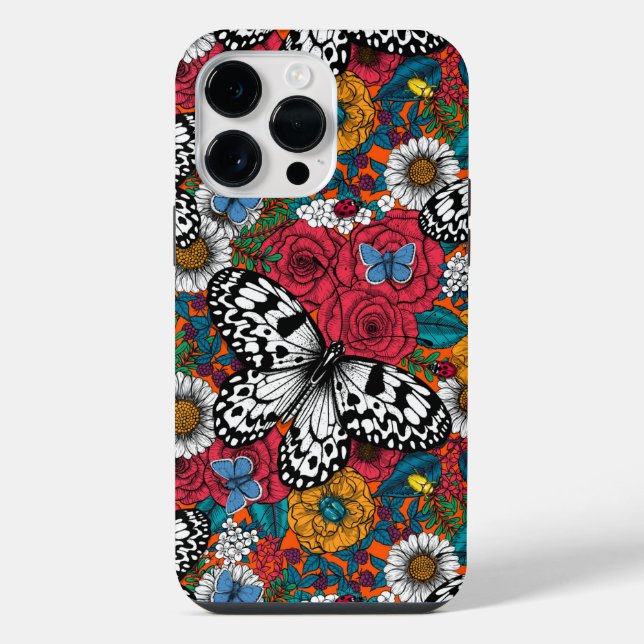 Coque iPhone Un jardin coloré (Verso)