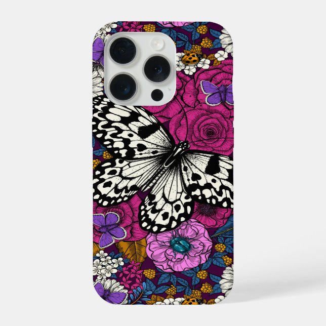 Coque iPhone Un jardin coloré II (Verso)