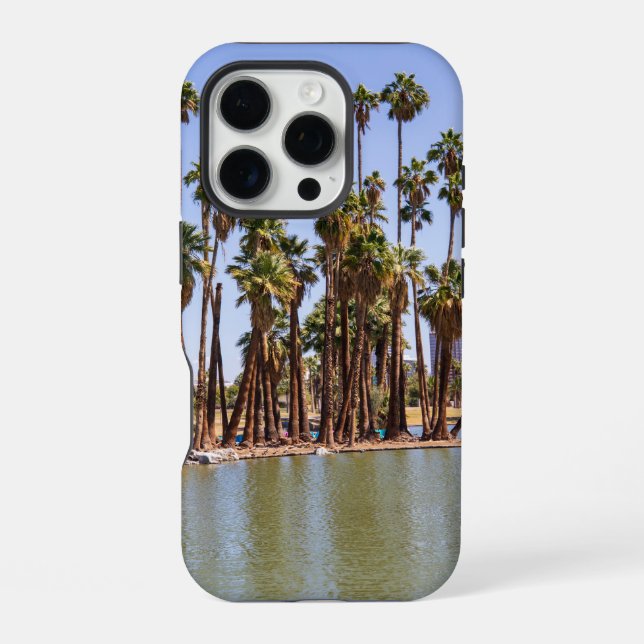 Coque iPhone un magnifique paysage printanier à Encanto Park (Verso)