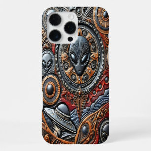 Coque iPhone 16 Pro Max Un mystérieux Alien rencontre dans les royaumes co