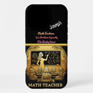 Coque iPhone 16 Pro Max Un professeur de mathématiques passionné