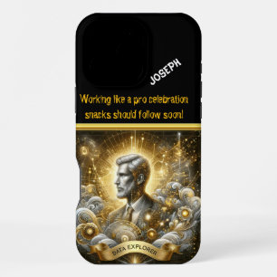 Coque iPhone 16 Pro Max Un scientifique des données visionnaire illuminant