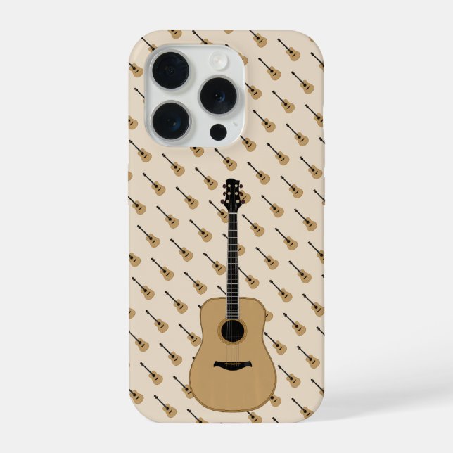 Coque iPhone Une belle guitare (Verso)