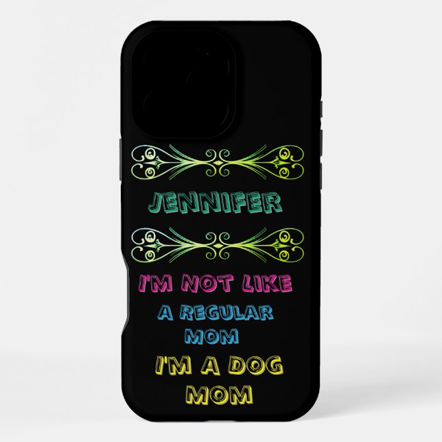 Coque iPhone Une déclaration humoristique de dévotion canine (Verso)