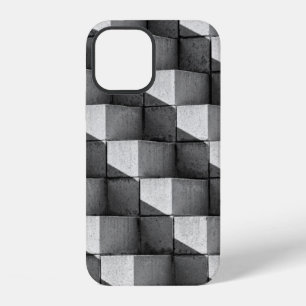 Coque iPhone 12 Une face de la sculpture "Four Sided Pyramid" à