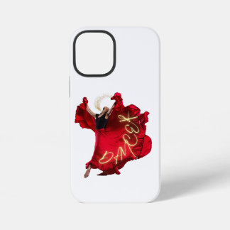 Coque iPhone 12 Mini Une femme dansant en robe rouge