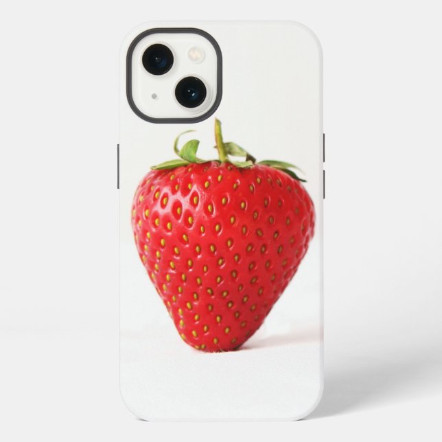 Coque iPhone Une Fraise Rouge iphcna (Verso)