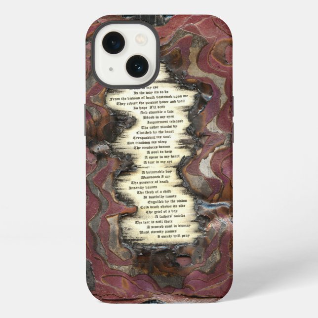 Coque iPhone Une larme (Verso)
