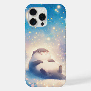 Coque iPhone 15 Pro Max Une Nuit étoilée de loutre