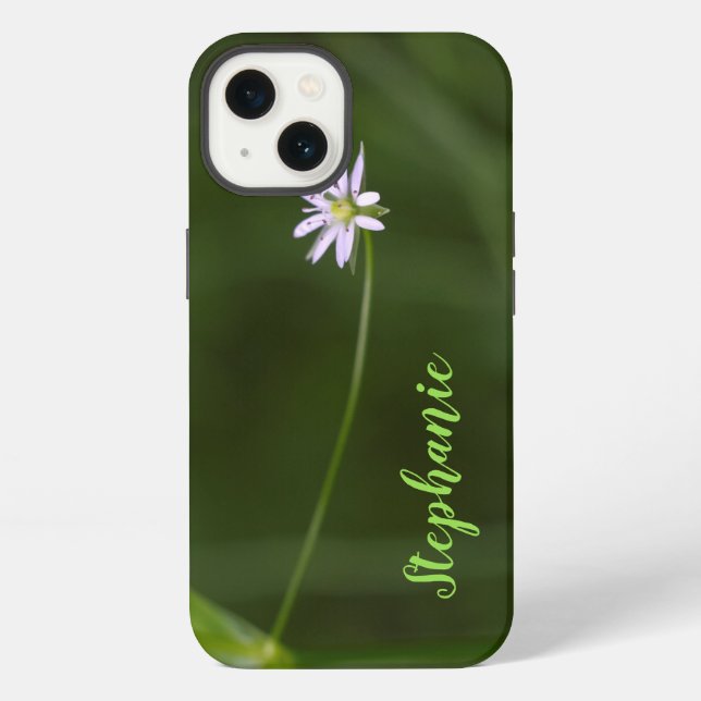 Coque iPhone Une seule fleur parfaite (Verso)