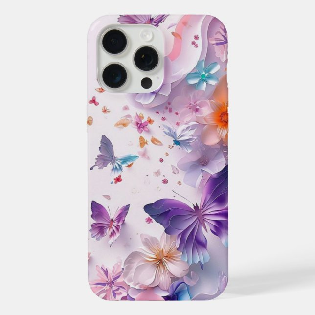 Coque iPhone Une touche de beauté avec ce pho d'inspiration pap (Verso)
