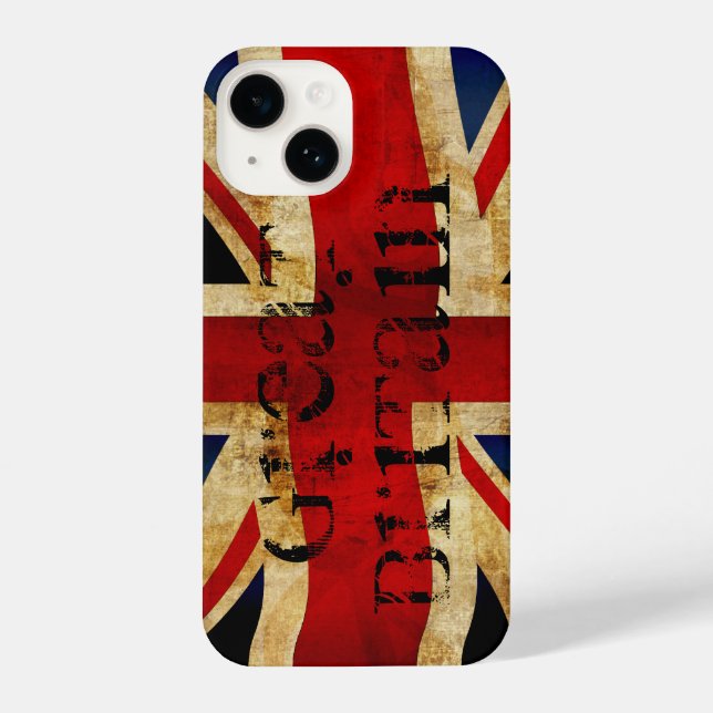 Coque iPhone Union Jack (Verso)
