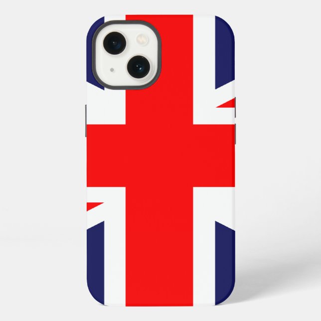 Coque iPhone Union Jack - Drapeau du Royaume-Uni (Verso)