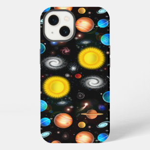 Etui iPhone 13 Univers Astronomie Coloré Boîtier iPhone 6 Résista