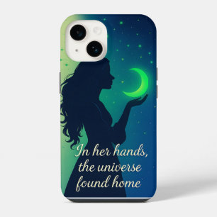 Coque Pour iPhone 14 Univers en elle – Céleste Inspiration