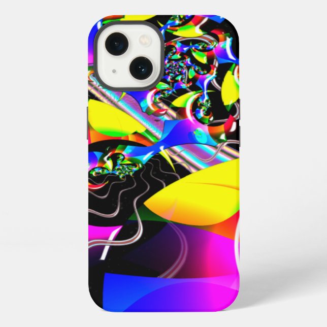 Coque iPhone Univers optique (Verso)