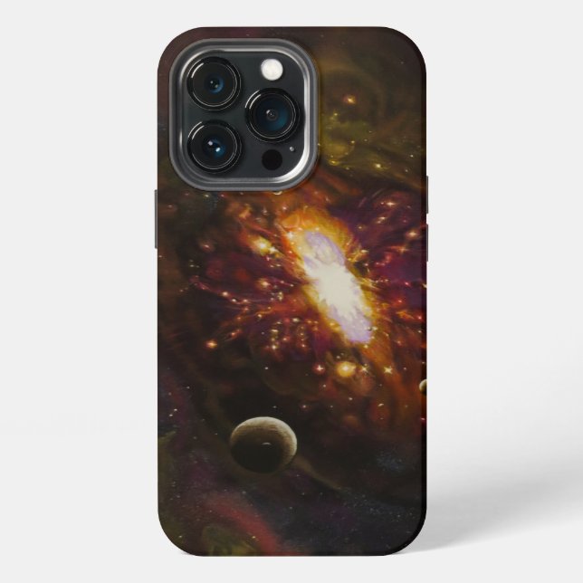 Coque iPhone Univers, Voie lactée, Espace, planètes (Dos)