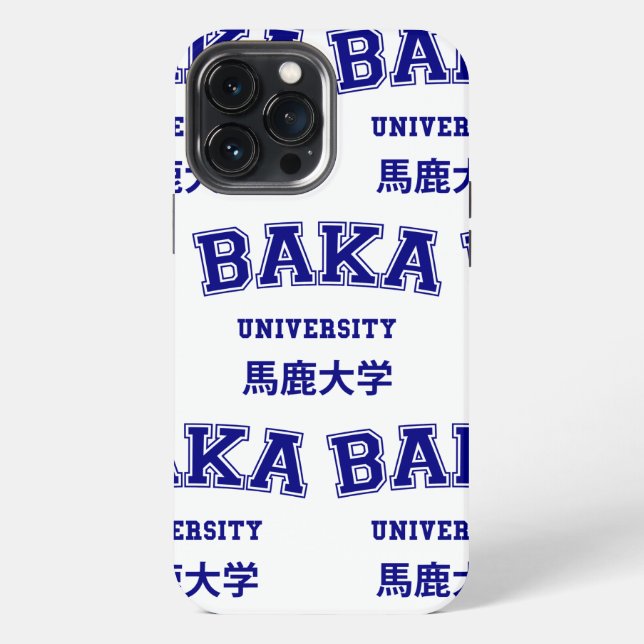 COQUE iPhone UNIVERSITÉ BAKA (Verso)