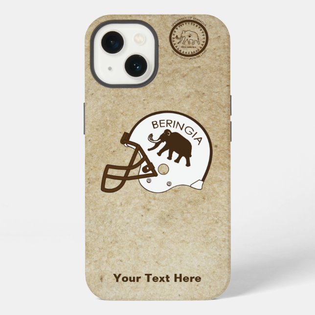 Coque iPhone Université de Beringia Football (Verso)