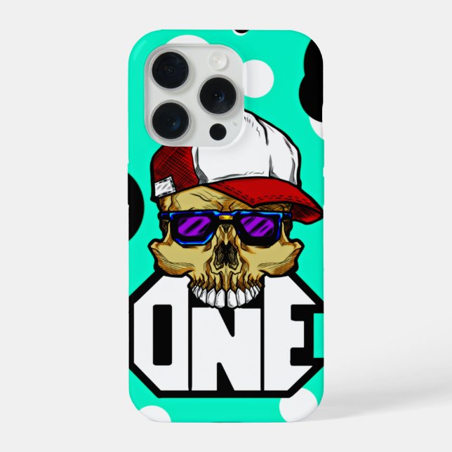 Coque iPhone Urban Skull Pop Art Illustration  (Verso)