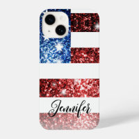 USA flag rouge bleu faux scintille parties scintil