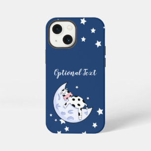 Etui iPhone 13 Mini Vache au-dessus de la Lune