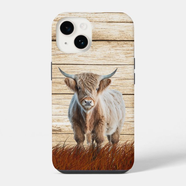 Coque iPhone Vache des Hautes Terres (Verso)
