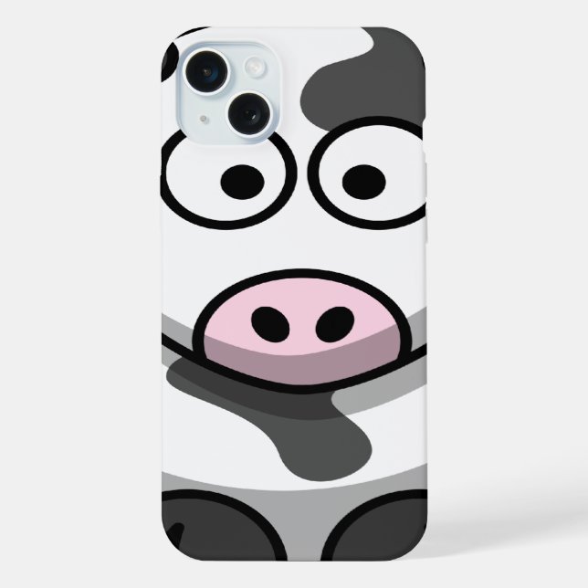 Coque iPhone Vache mignonne (Verso)