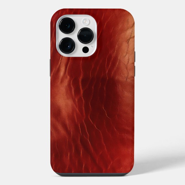 Coque iPhone Vache rouge occidentale (Verso)