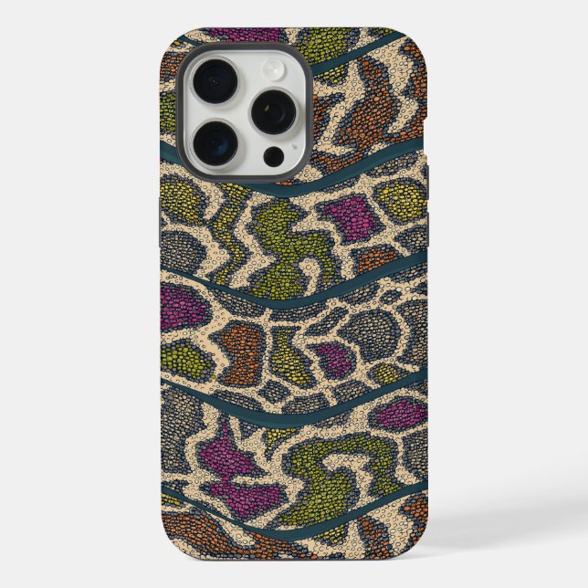 Coque iPhone vague de boa (Verso)