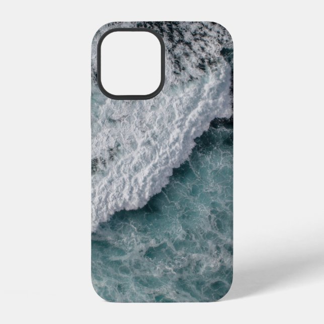 Coque iPhone vague océanique (Verso)