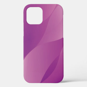 Coque iPhone 12 Vagues Abstraites. Style de technologie futuriste