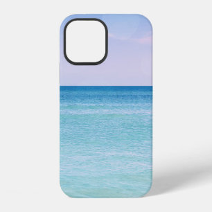 Coque iPhone 12 Vagues de l'océan Lavande Sarcelle Aqua Plage Trop