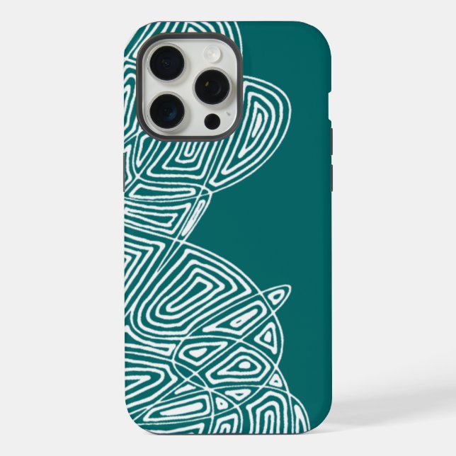 Coque iPhone Vagues sarcelles (Verso)