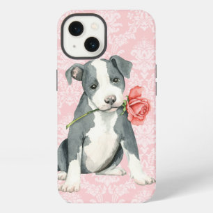 Etui iPhone 13 Valentine Rose Pit Bull