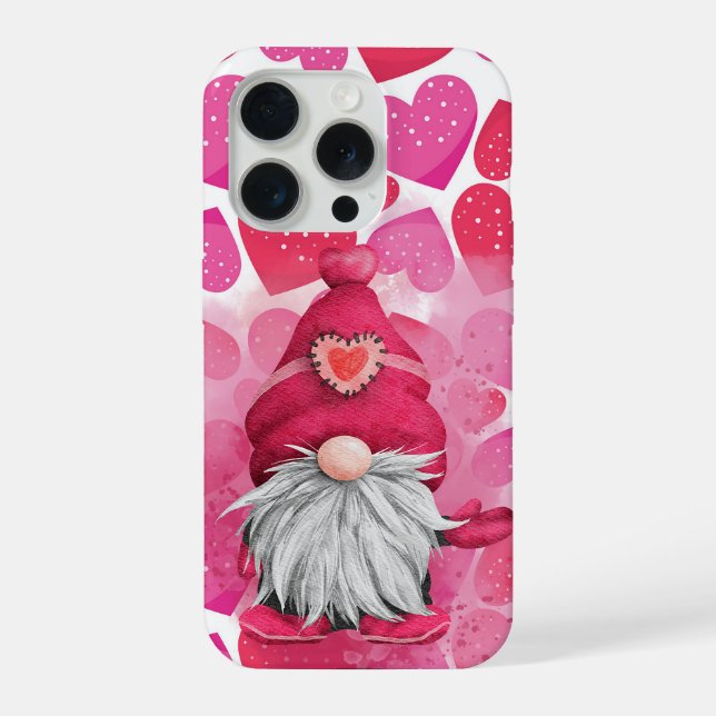 Coque iPhone Valentines Jour Gnome (Verso)