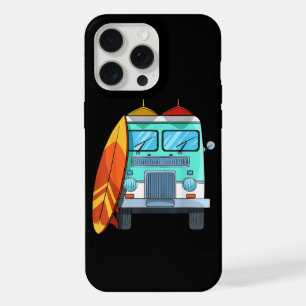 Coque iPhone 15 Pro Max Van de surf Planche de surf Palmiers Surf Planchis