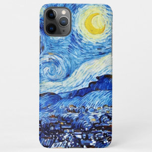 Coque iPhone 11Pro Max Van Gogh - La Nuit étoilée - Photographie de Noël 