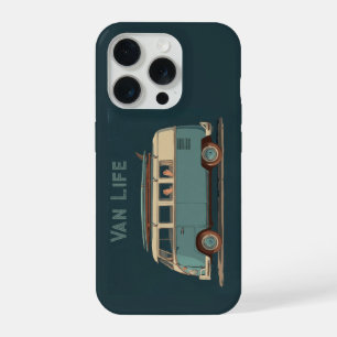 Coque iPhone 15 Pro Van vintage surf - Conception rétro de camping-car
