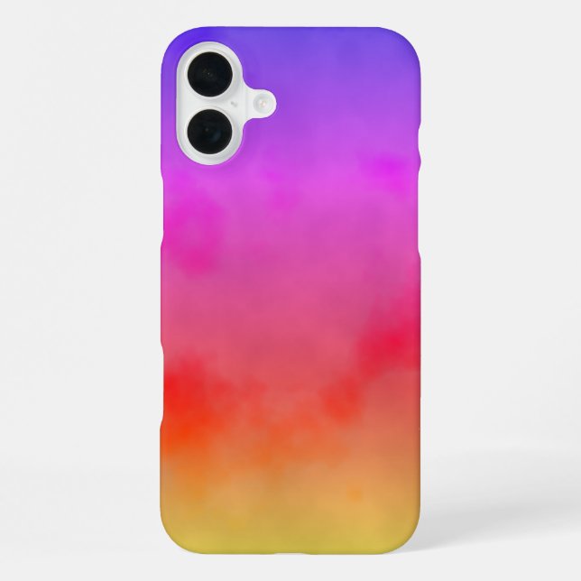 Coque iPhone Vapeur arc-en-ciel (Verso)