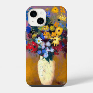 Coque Pour iPhone 14 Vase blanc avec fleurs Odilon Redon