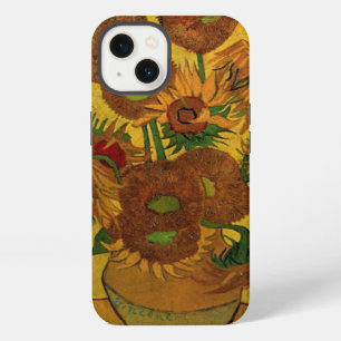 Etui iPhone 13 Vase de fleurs V avec 15 tournesols Vincent van Go