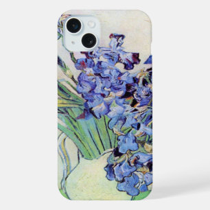 Coque iPhone 15 Plus Vase de nature morte avec iris de Vincent van Gogh