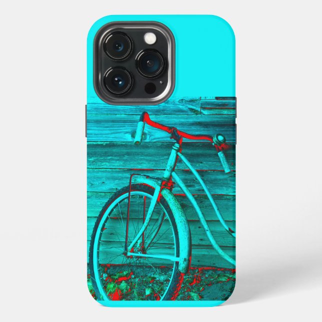 Coque iPhone Vélo Vintage rustique (Dos)
