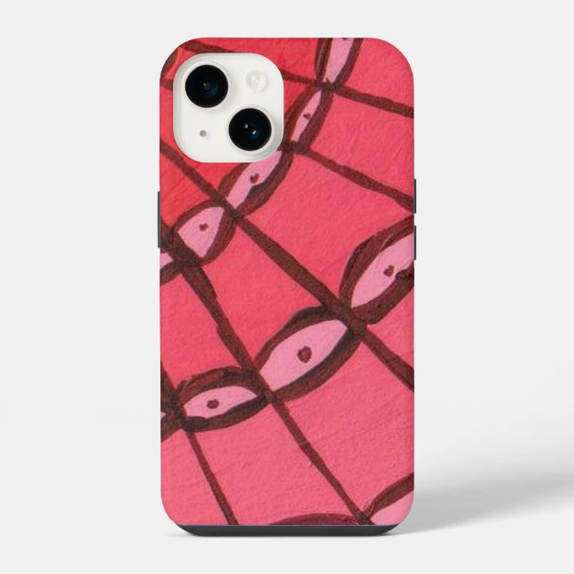 Coque iPhone ventilateur rouge (Verso)