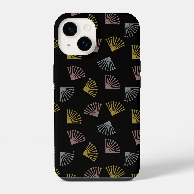 Coque iPhone Ventilateurs Art Déco  (Verso)