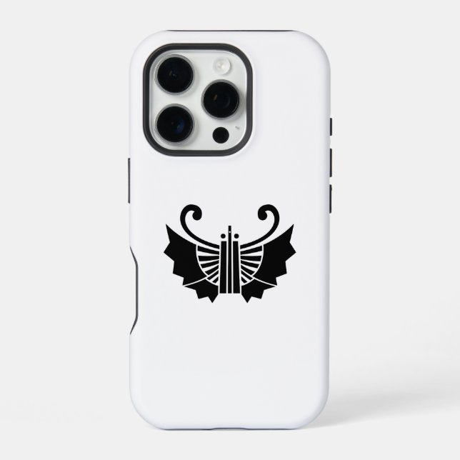 Coque iPhone Ventilateurs en forme de papillon (Kocho) (Verso)
