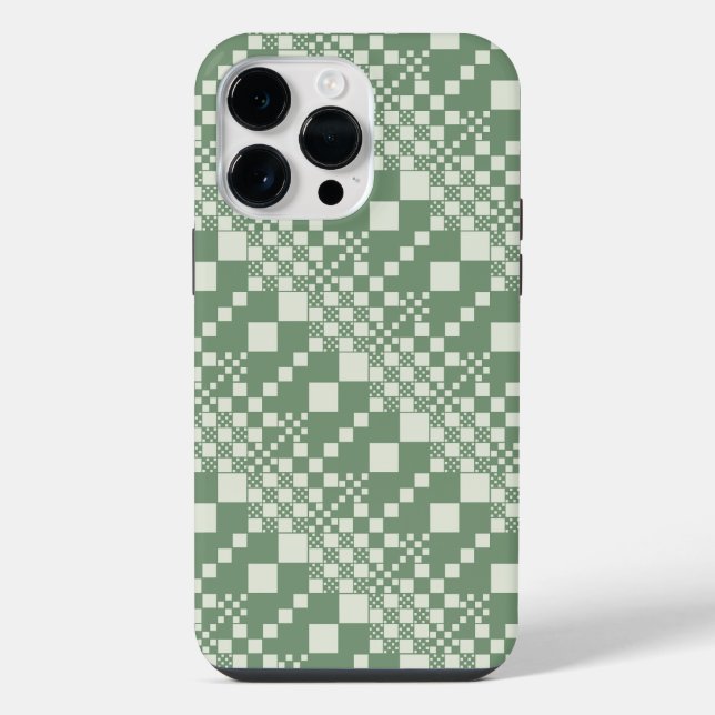 Coque iPhone Vérifié, Chèques en vert (Verso)