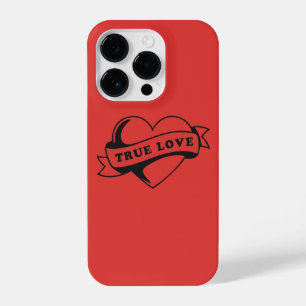 Coque Pour iPhone 14 Plus Véritable amour Tatouage Coeur Design romantique